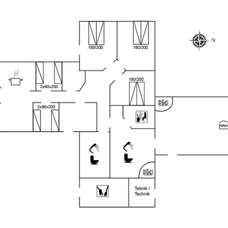 Liliana - 800m From The Sea By Interhome Feriehus Molby
